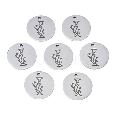 Non-Tarnish 304 Stainless Steel Charms STAS-T059-26P-I-1