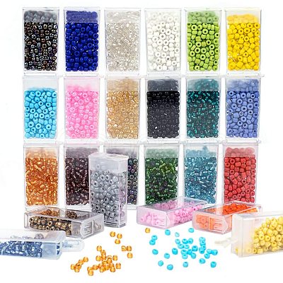 Glass Seed Beads SEED-PH0012-21-1