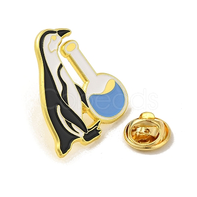 Animal Black Alloy Brooches JEWB-R272-04D-1