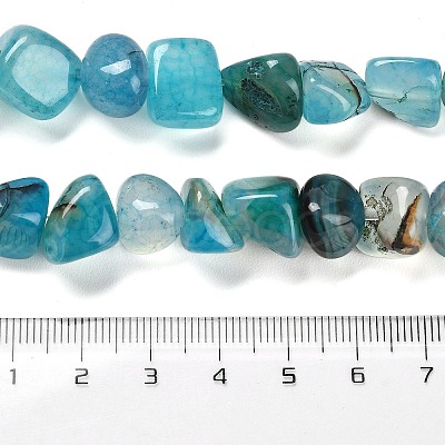 Natural Dragon Veins Agate Beads Strands G-NH0018-B03-01-1