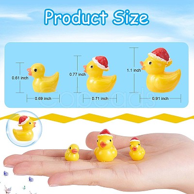 40 Pcs 4 Style Luminous Mini Ducks JX342A-1