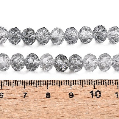 Transparent Glass Beads Strands GLAA-T023-8mm-A09-1