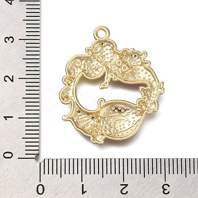 Alloy Enamel Pendants ENAM-S021-01G-D-1