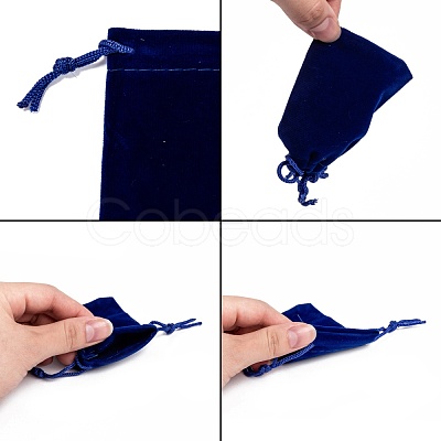 Rectangle Velvet Pouches TP-R022-5x7-03-1