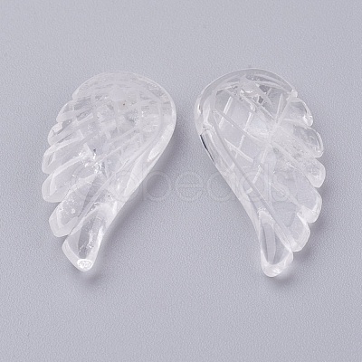 Natural Quartz Crystal Pendants G-E435-B-16-1