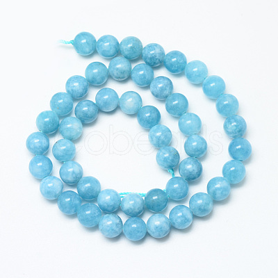 Natural Quartz Beads Strands X-G-R345-8mm-29-1-1