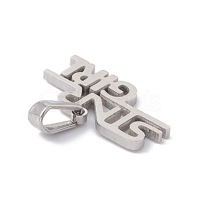 Non-Tarnish 304 Stainless Steel Charms STAS-G284-06P-1