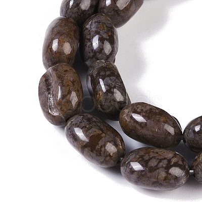 Natural Red Snowflake Obsidian Beads Strands G-K362-D01-01-1