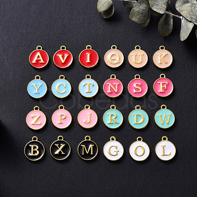 Alloy Enamel Charms ENAM-Q437-M-1