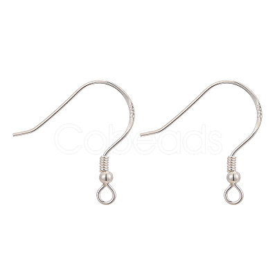 925 Sterling Silver Earring Hooks STER-K167-053A-S-1