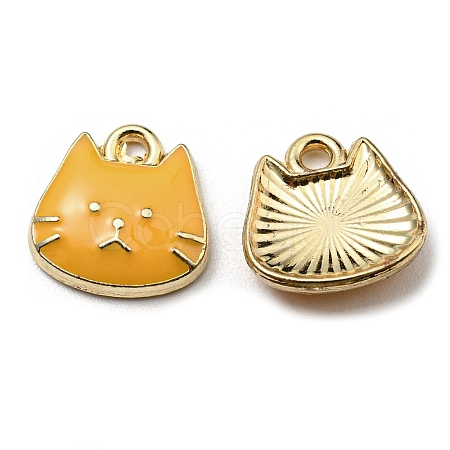 Golden Plated Alloy Charms ENAM-L042-01G-01-1