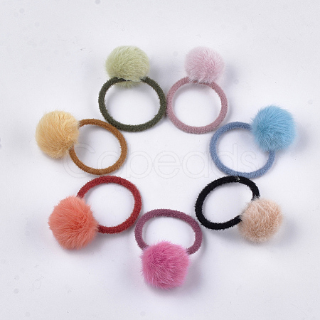 Imitation Wool Girls Hair Accessories X-OHAR-S190-17-1