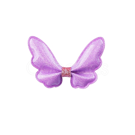 Glitter Butterfly Bowknot Alligator Hair Clips PW-WGD7FA4-01-1