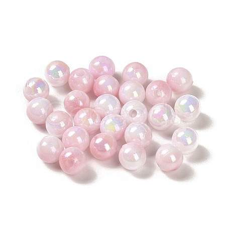 Opaque Acrylic Beads OACR-Z016-01B-11-1