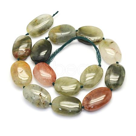 Natural Quartz Bead Strands G-E395-16A-1