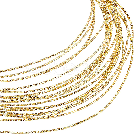 Textured Round Brass Spring Wire CWIR-WH0008-03A-1