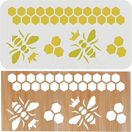 Plastic Painting Stencils Sets DIY-WH0172-892-1