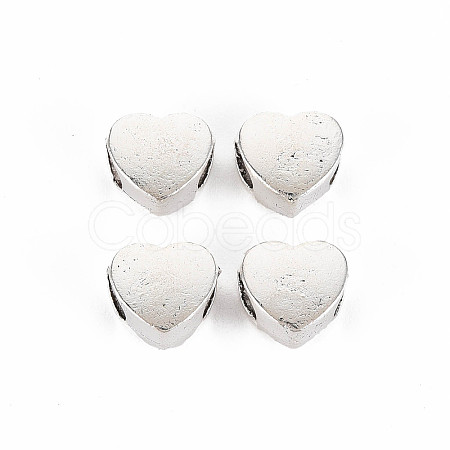 Tibetan Style Alloy European Beads TIBEB-N007-015-1