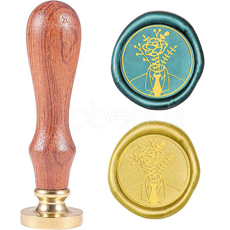 Wax Seal Stamp Set AJEW-WH0131-704-1