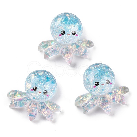 Transparent Epoxy Resin Decoden Cabochons CRES-P035-10D-1