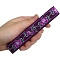 6.8M Ethnic Style Polyester Jacquard Flower Ribbon, Magenta, 3/4 inch(20mm), about 7.44 Yards(6.8m)/Roll