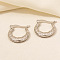 Stylish Stainless Steel Hoop Earrings for Women