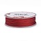 Polyester Metallic Thread, Red, 1mm, about 32.8 yards(30m)/roll