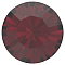 Preciosa&reg MAXIMA Crystal Round Stones, Czech Crystal, Dura Foiling, Round(431 11 615 Chaton), 90090 Siam, SS10/PP21(2.7~2.9mm)