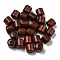 Sandalwood Beads, Barrel, Dyed, FireBrick, 8x8mm, Hole: 1.8mm, about 1550pcs/500g