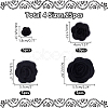 WADORN 25Pcs 4 Style 3D Computerized Embroidery Polyester Ornament Accessories DIY-WR0003-73A-2