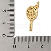 Rack Plating Brass Micro Pave Cubic Zirconia Pendants KK-P279-13G-3