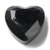 Glitter Heart Shaped Plastic Couple Ring Storage Boxes CON-C020-01F-2