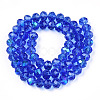 Electroplate Glass Beads Strands EGLA-A034-T4mm-L26-3