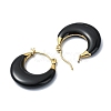 Ion Plating(IP) Golden 304 Stainless Steel Donut Hoop Earrings EJEW-G375-03G-02-2