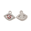 Alloy Rhinestone Enamel Pendants ENAM-M053-04P-2