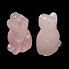 Natural Rose Quartz Carved Healing Figurines G-B062-03D-3