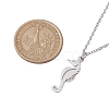 Non-Tarnish Ocean Theme Pendant Necklaces NJEW-JN04871-3