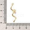 Brass Micro Pave Clear Cubic Zirconia Pendants KK-M301-13G-3