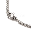 Zinc Alloy with Glass Pendant Necklaces NJEW-M211-09ASP-6