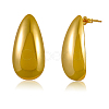 Brass Teardrop Stud Earrings for Women JE1090A-1