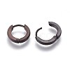 304 Stainless Steel Hoop Earrings EJEW-O087-09C-2