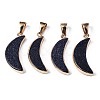 Synthetic Blue Goldstone Pendants G-S359-314A-1