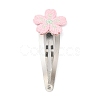 Polyester Embroidered Flower Snap Hair Clips PHAR-JH00095-3