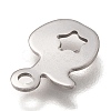 201 Stainless Steel Charms STAS-C017-20P-3