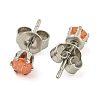 304 Stainless Steel Stud Earrings EJEW-I308-01B-3