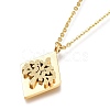 304 Stainless Steel Pendant Necklaces NJEW-I240-02G-3