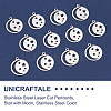 Unicraftale 201 Stainless Steel Laser Cut Pendants STAS-UN0034-60-4