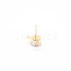 Iron Stud Earring Findings IFIN-WH0050-07G-01-2