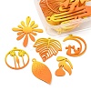 1 Set Spray Painted Alloy Charms FIND-YW0003-11A-2