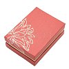 Rectangle Shaped Cardboard Pendant Necklace Boxes for Gifts Wrapping CBOX-A004-02-2